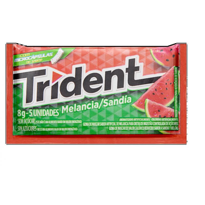 Chiclete Trident Melancia 8g